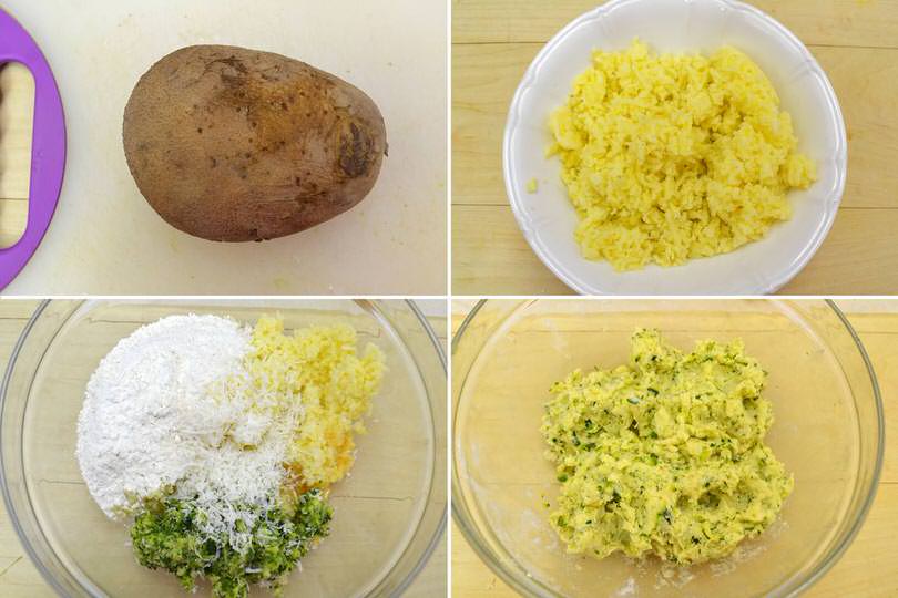 3 impastare con patata