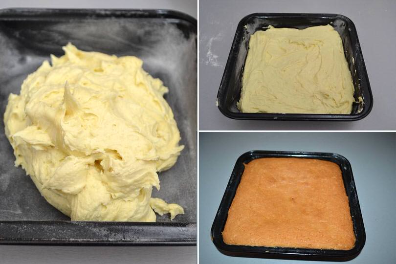 3 versare composto nello stampo