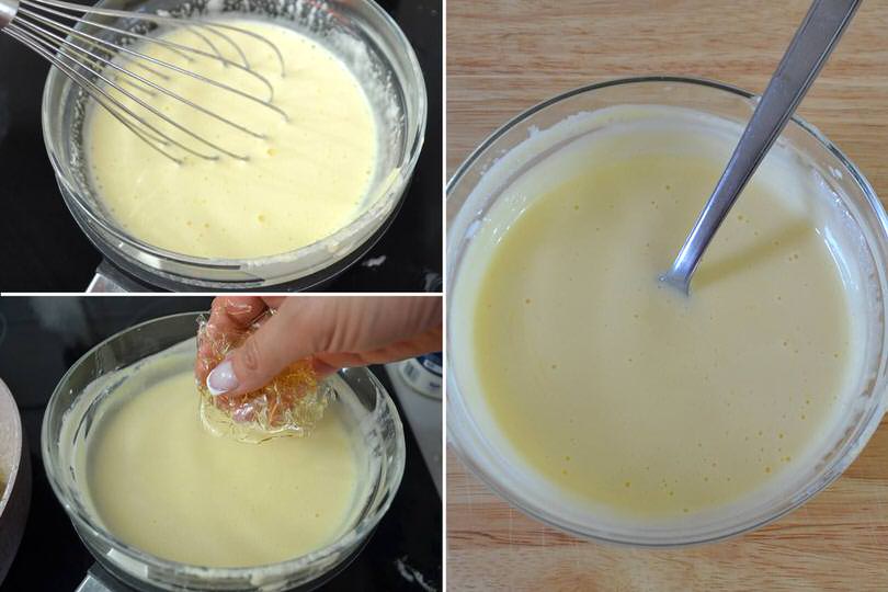 4 aggiungere colla di pesce