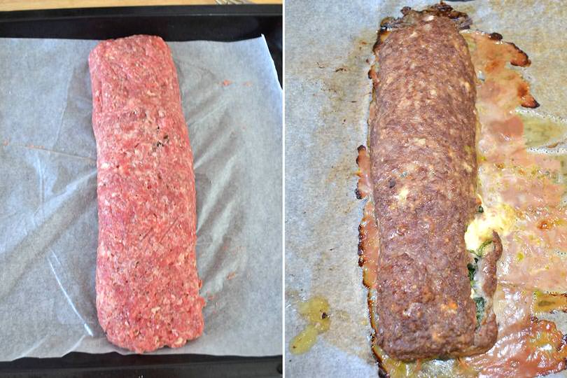 6 cuocere polpettone in forno