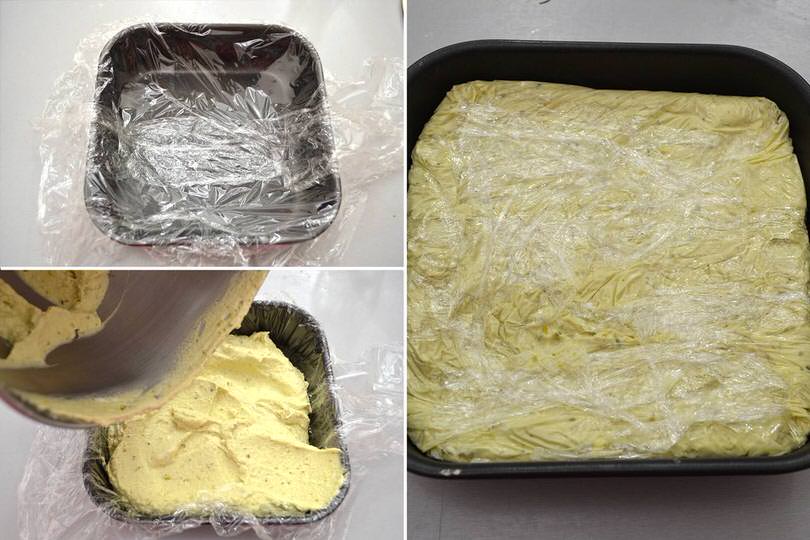 6 mettere in uno stampo