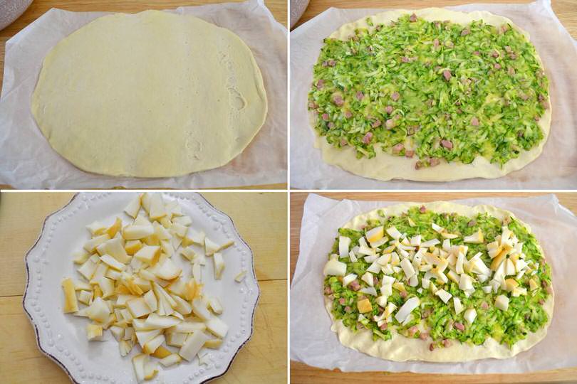 stendere impasto e farcire