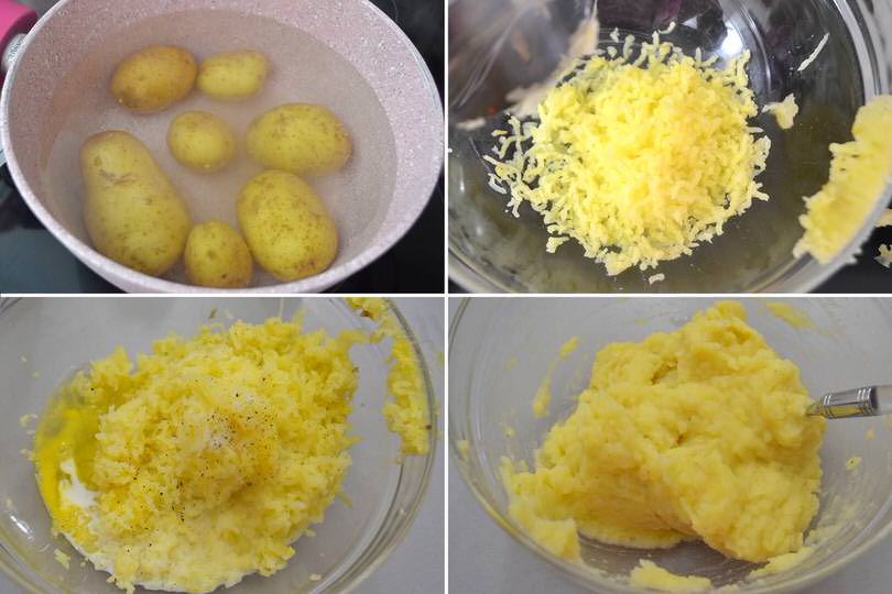 2 schiacciare patate