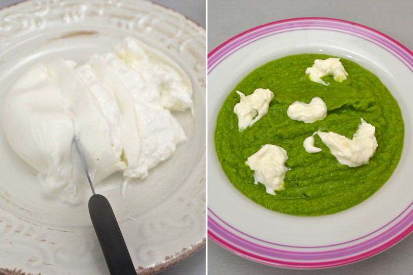 3 aggiungere burrata