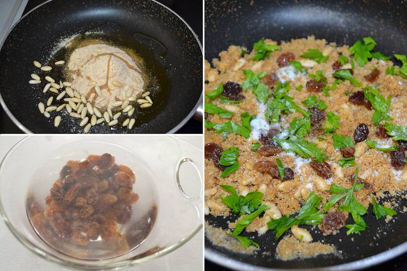 3 pngrattato pinoli uvetta