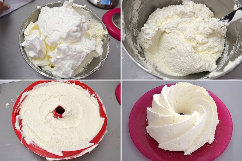 4 amalgamare albumi e panna