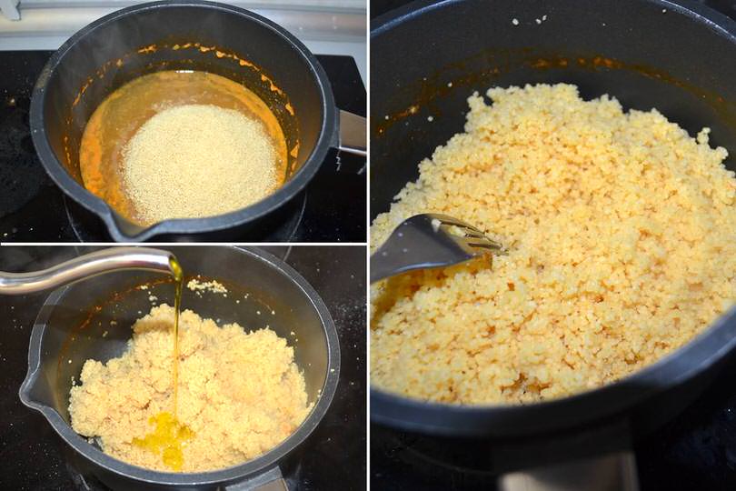 5 sgranare cous cous