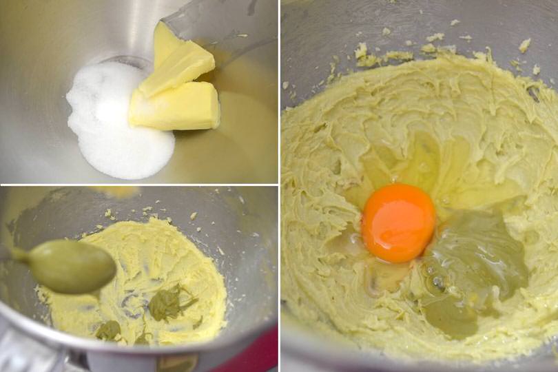 1 burro zucchero uova