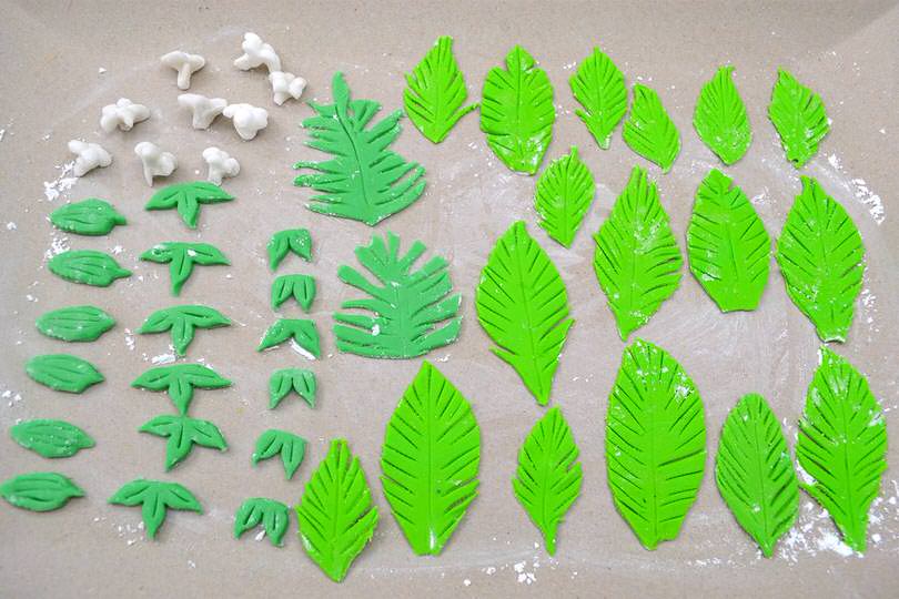 1 forme pasta di zucchero