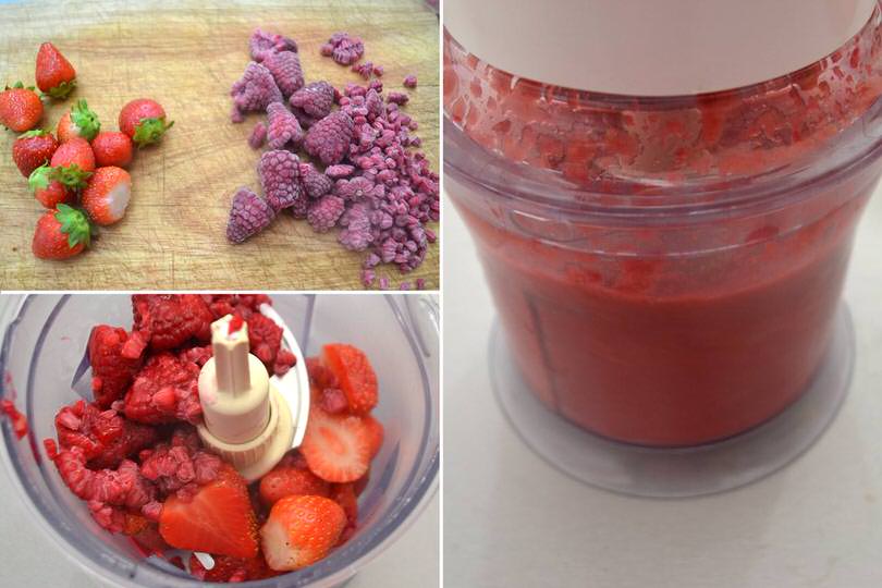 1 frullare fragole