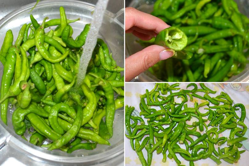 1 lavare friggitelli