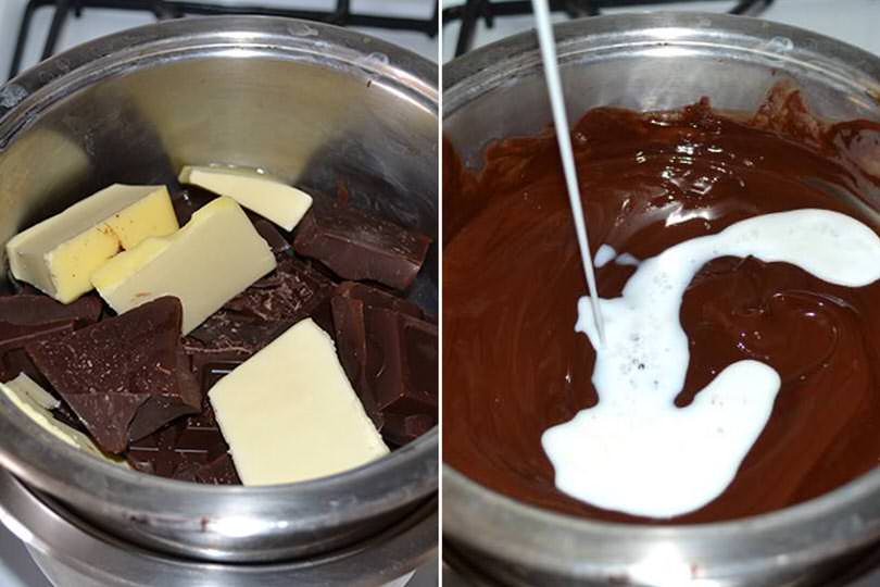 1 sciogliere cioccolato