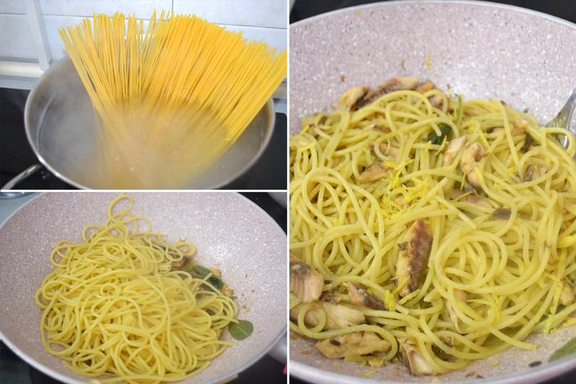 2 aggiungere spghetti