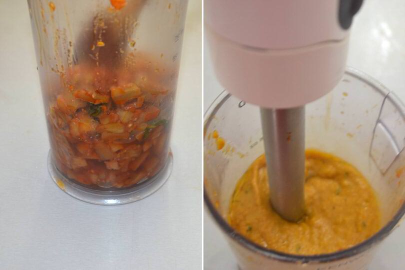 3 frullare melanzane