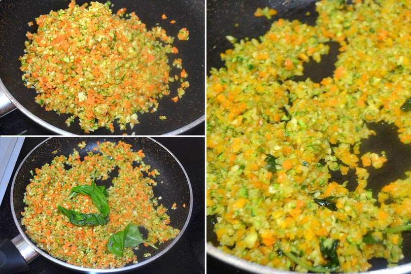 3 verdure in padella