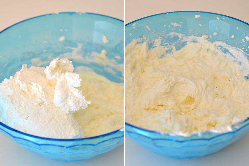 4 aggiungere panna montata