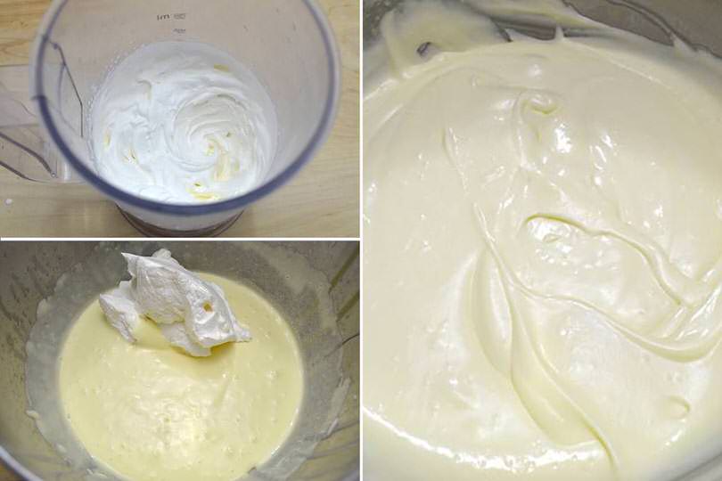 5 aggiungere panna montata