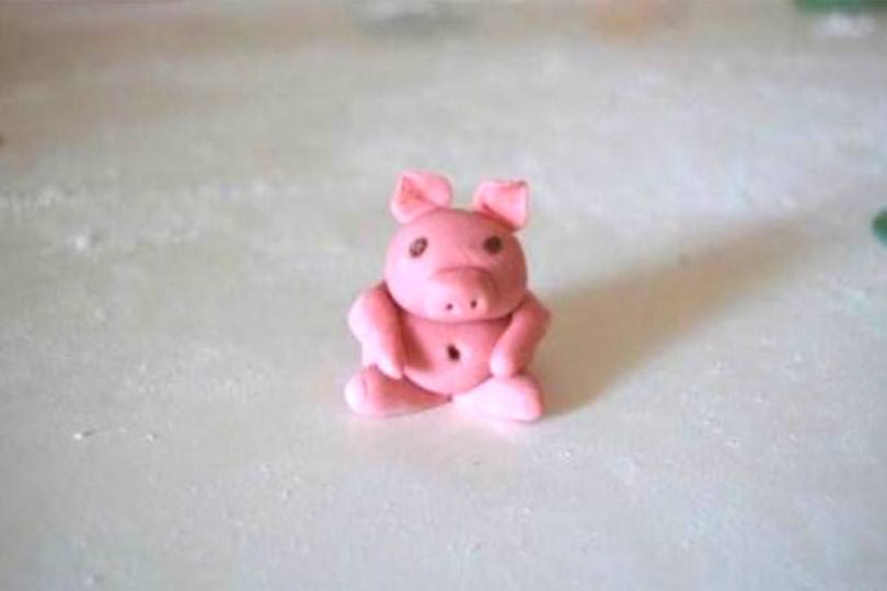 Porcellino in  pasta di zucchero