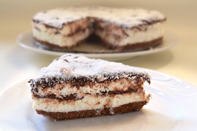 Cheesecake Al Cocco E Nutella Ricetta Cheesecake Al Cocco E Nutella Di Misya