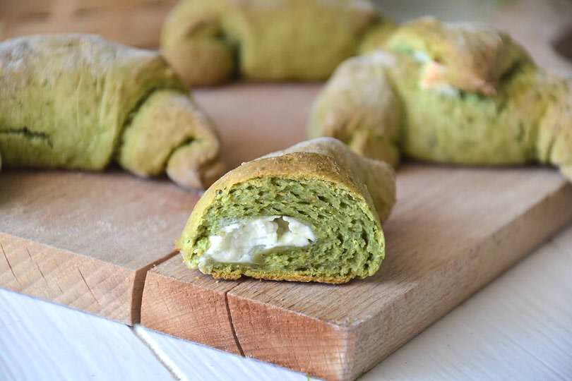 cornetti agli spinaci