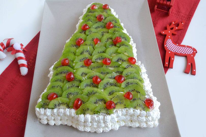 Dolce Di Natale A Forma Di Stella.Torta Albero Di Natale Ricetta Torta Albero Di Natale Di Misya