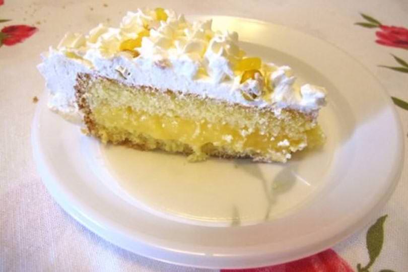 torta genoise lemon curd fetta