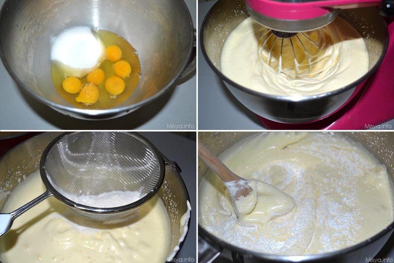 1 preprare pan di spagna