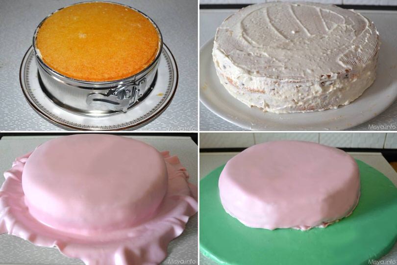 3 rivestire pasta di zucchero