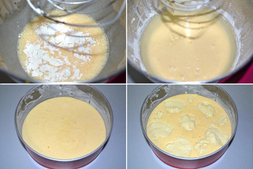 3 versare nello stampo