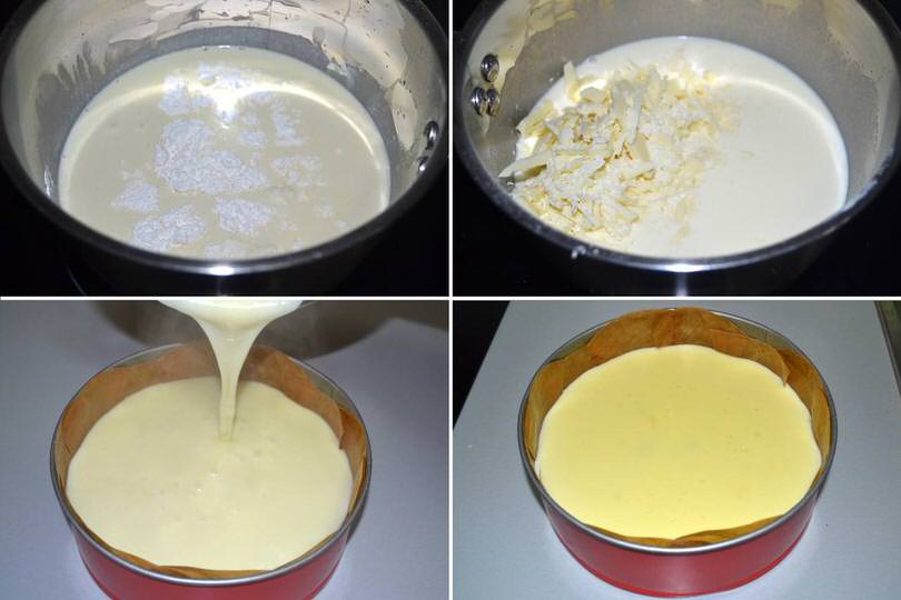 5 versare terzo strato