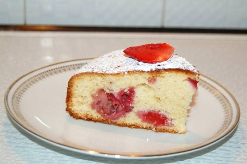 torta con fragole