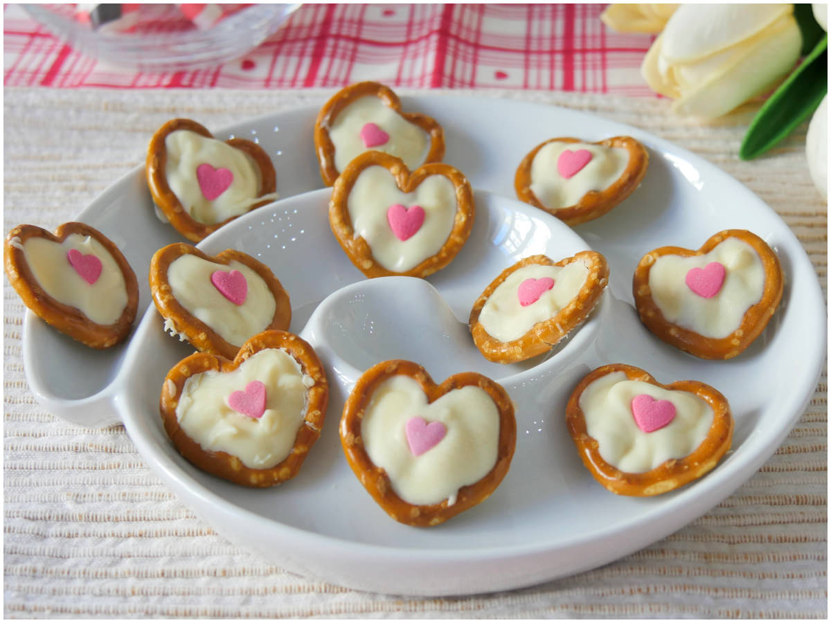Cuori di pretzel
