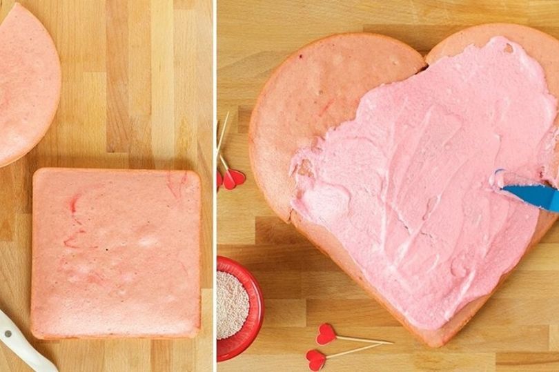 Torta a forma di cuore senza stampo: come fare 