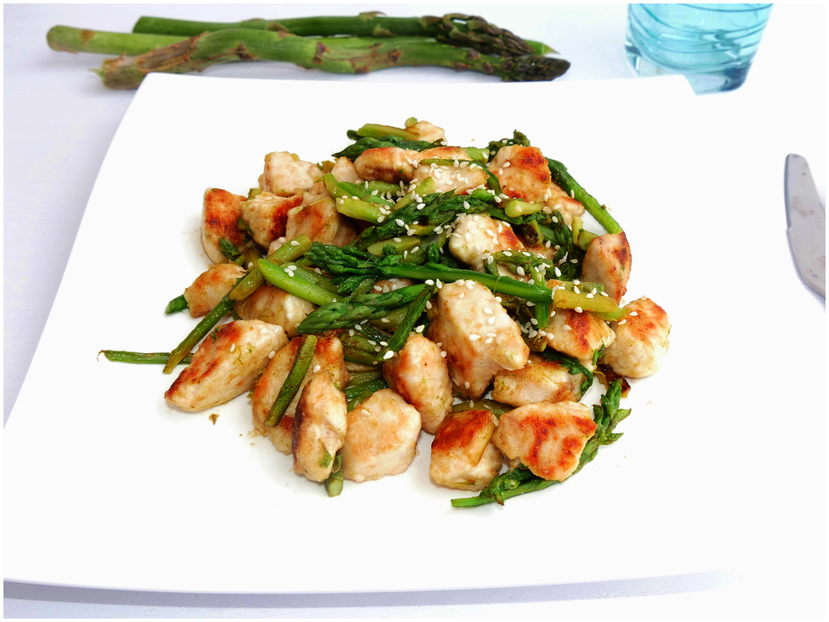 Pollo agli asparagi