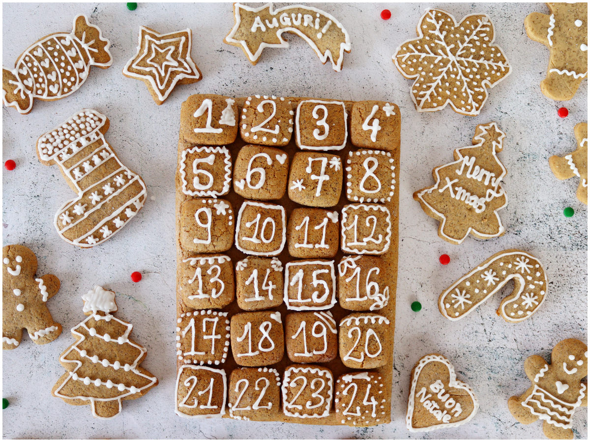 Calendario dell’Avvento di biscotti