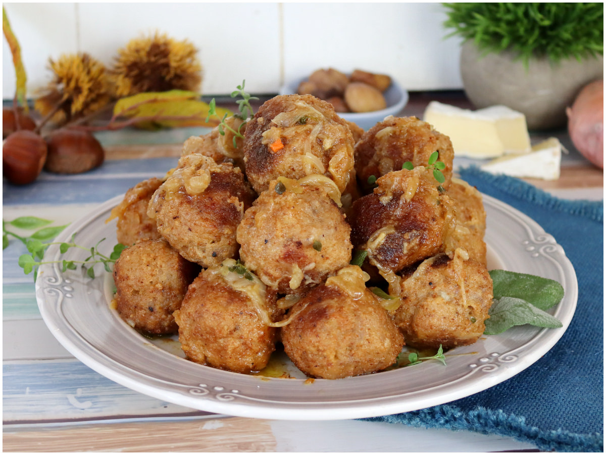 Polpette salsicce e castagne