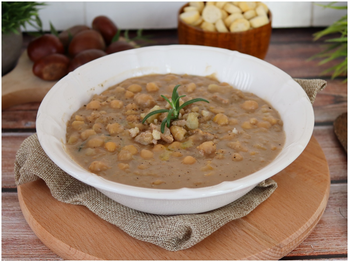 chickpea and chestnut soup