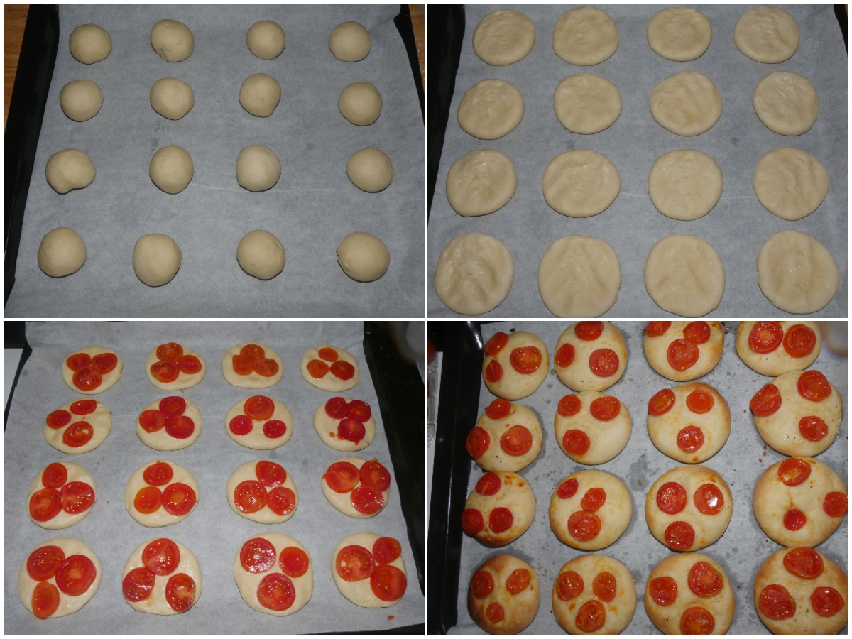 Pizzette di pan brioche Ricetta di Misya