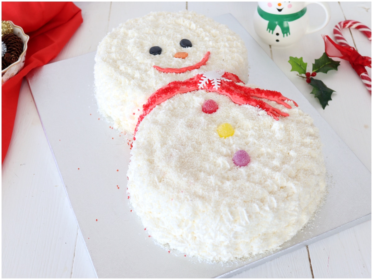 Torta pupazzo di neve