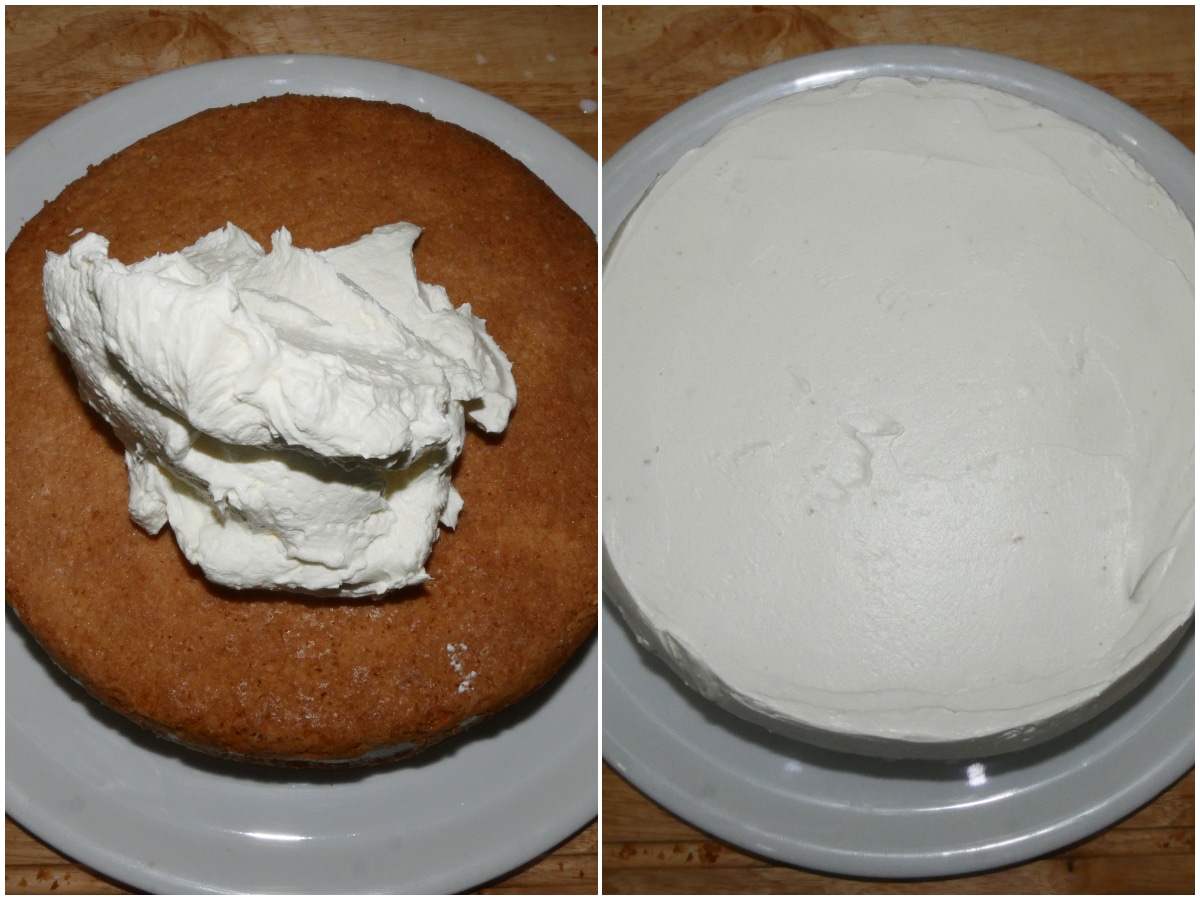 6 stuccare la torta