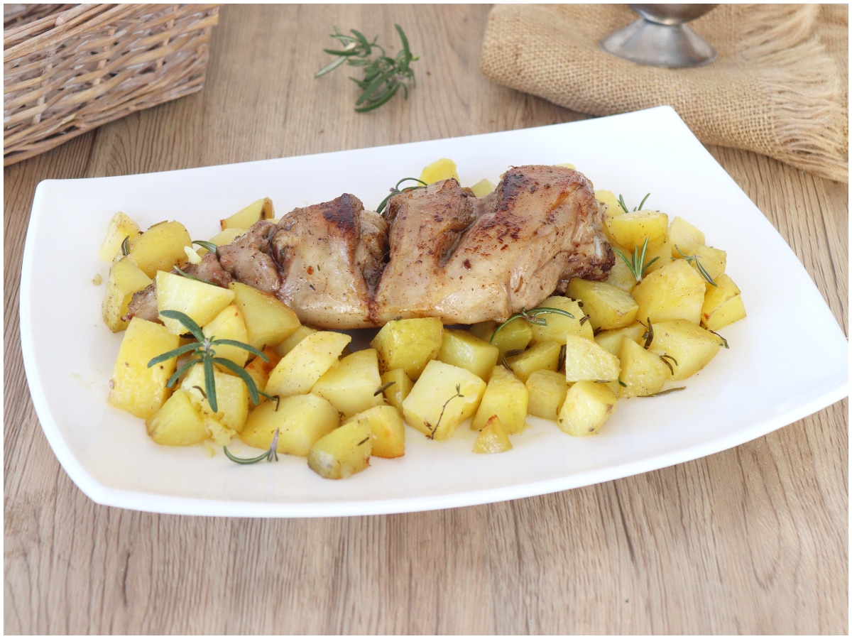 Cosciotto di agnello al forno