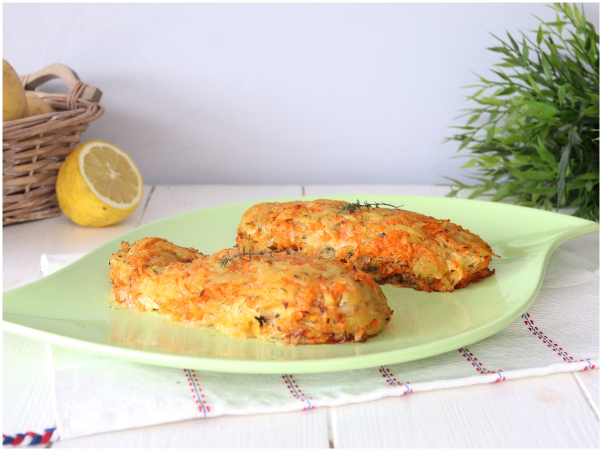 Filetti di pesce in crosta di patate