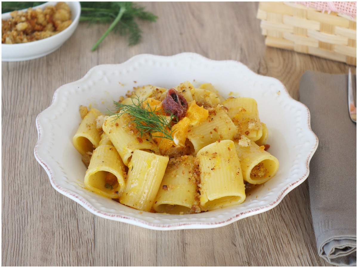 Pasta arancia e finocchietto