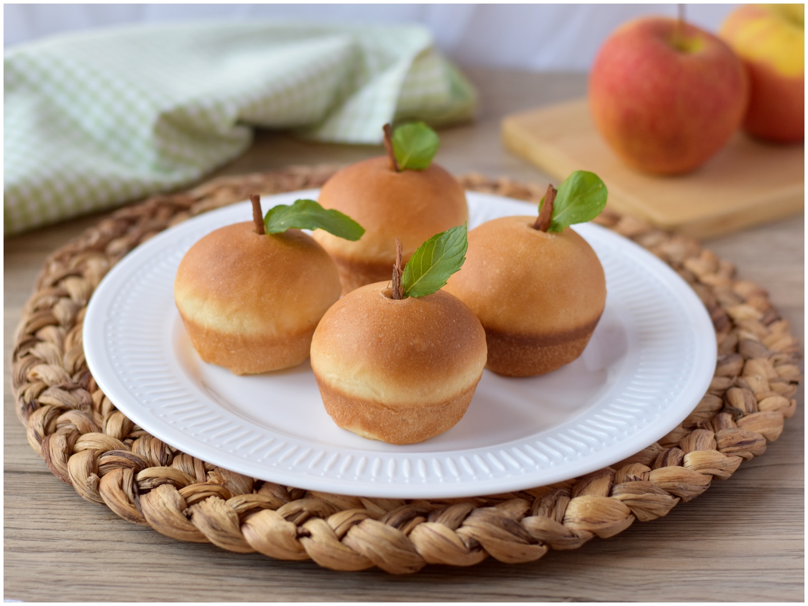 Brioche cuor di mela