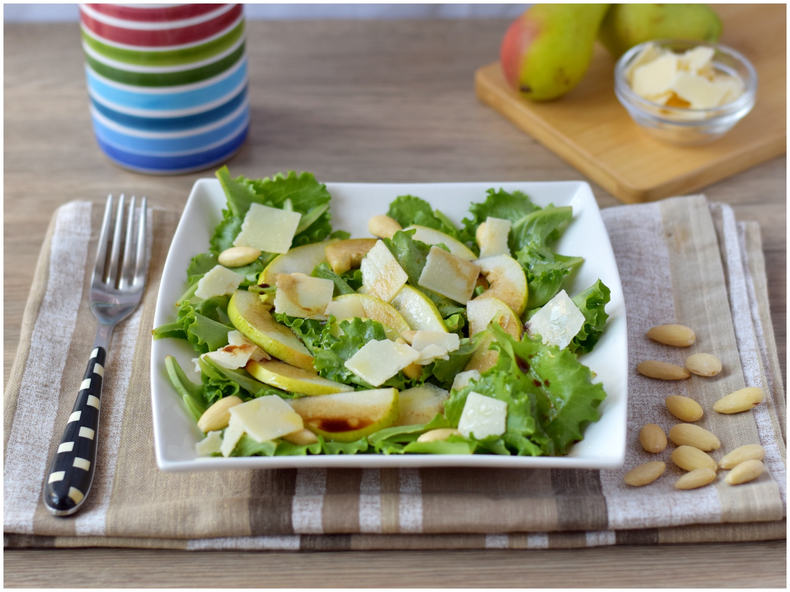 pear and cheese salad