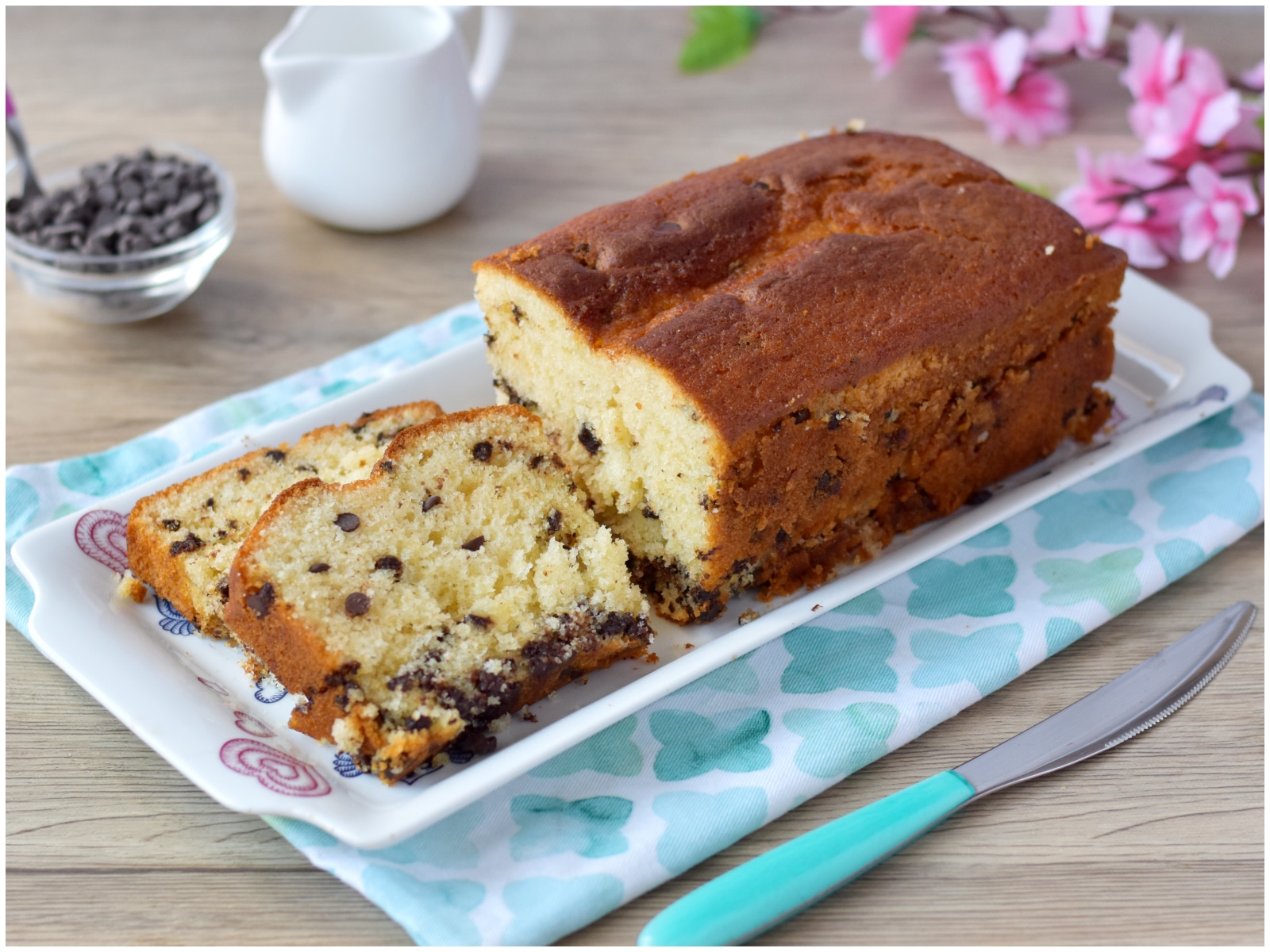 Plumcake con gocce di cioccolato