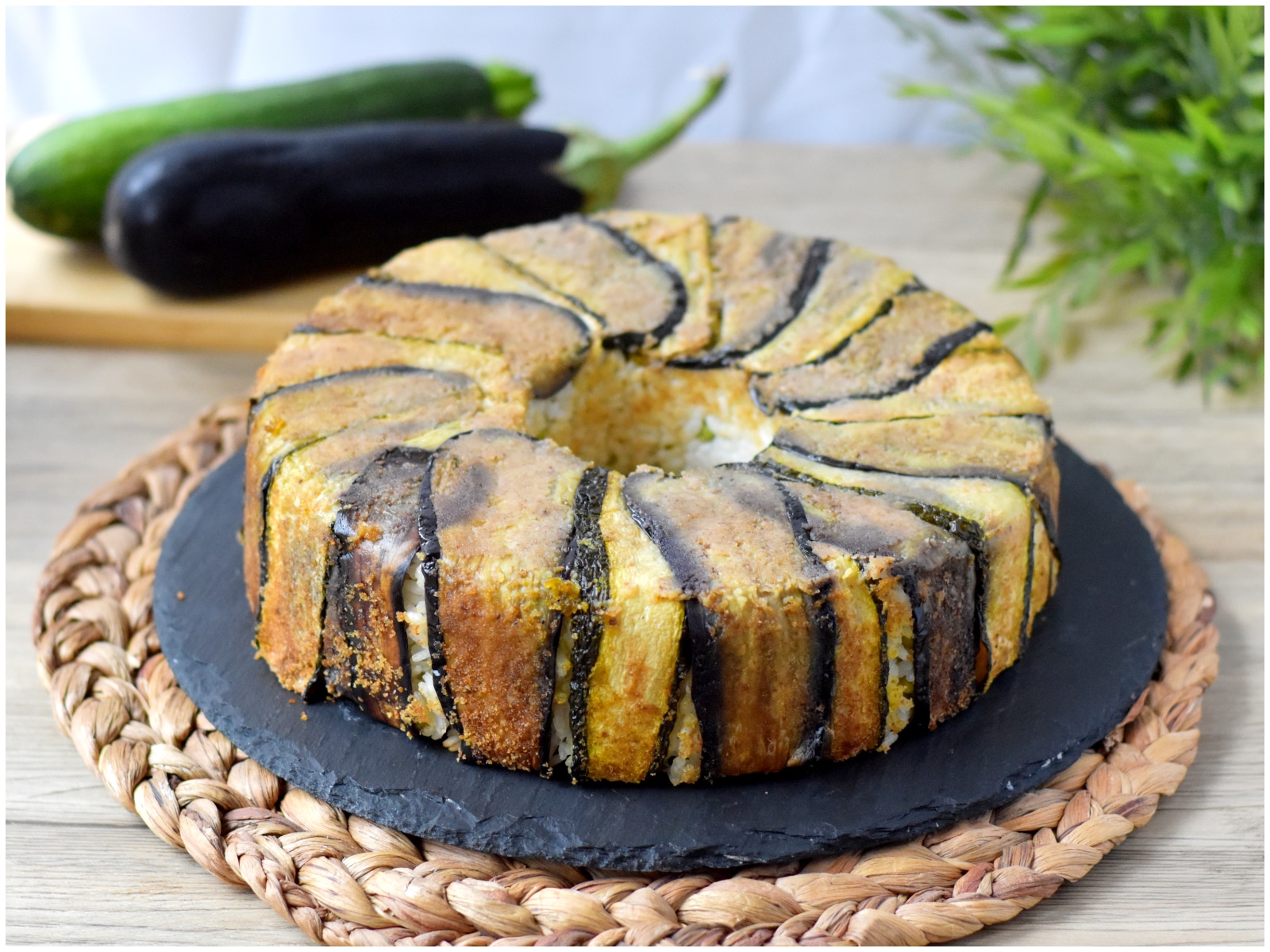 Sartù di riso vegetariano