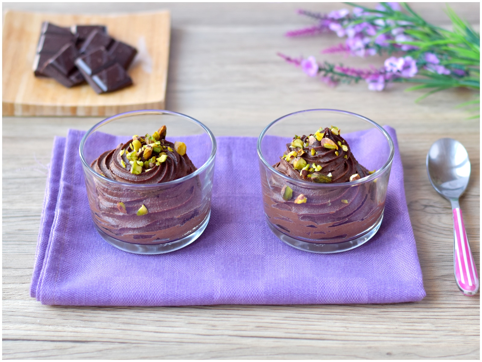 Mousse al cioccolato vegan