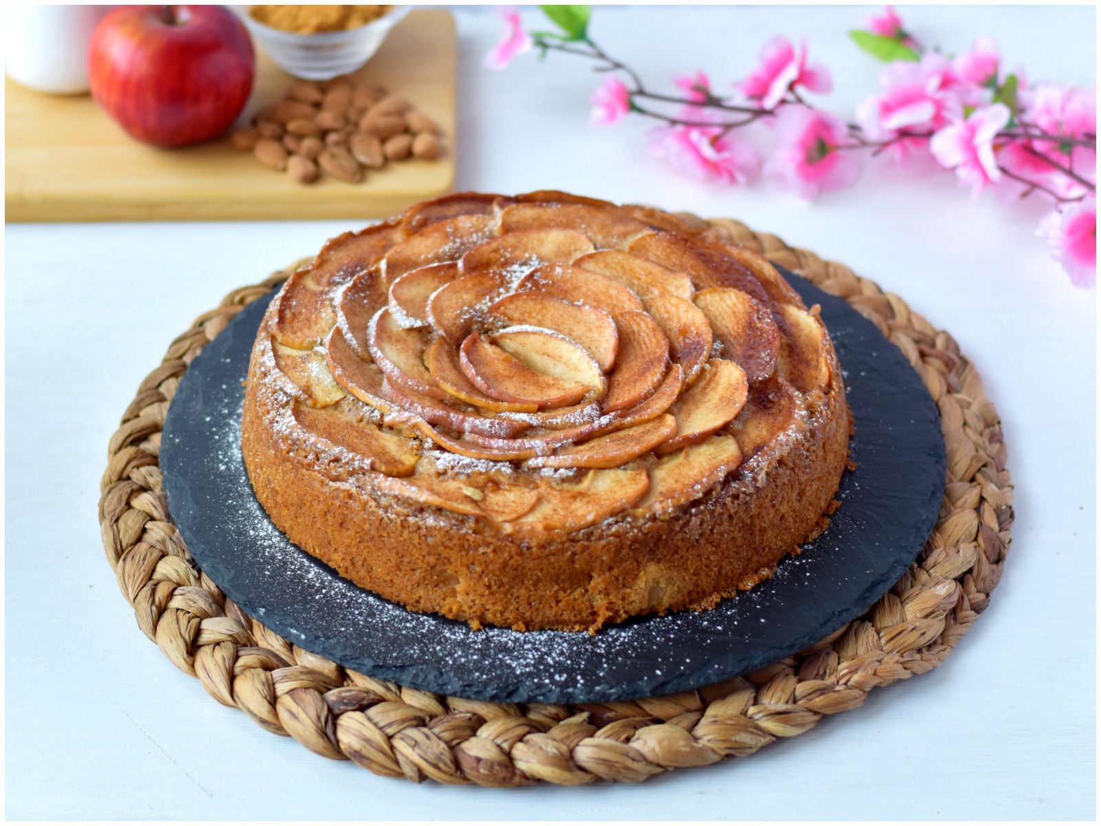 Torta di mele vegan