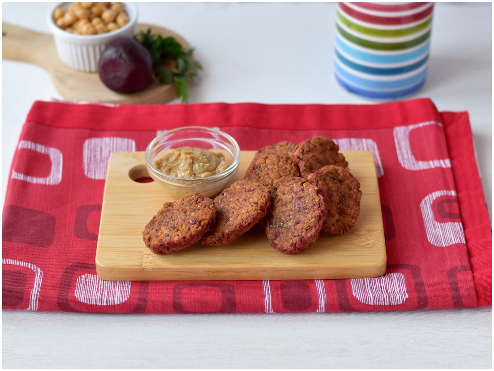 Falafel di barbabietole